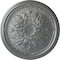 Ekena Millwork Luton Ceiling Medallion (Fits Canopies up to 1 1/8"), Hand-Painted Platinum, 15 3/4"OD x 5/8"P CM16LUPLS - alternate 1